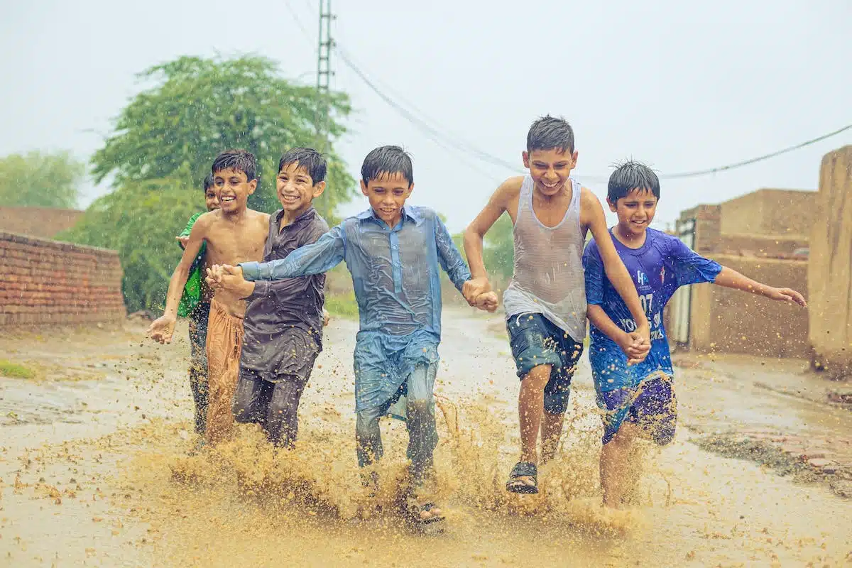 enfants heureux