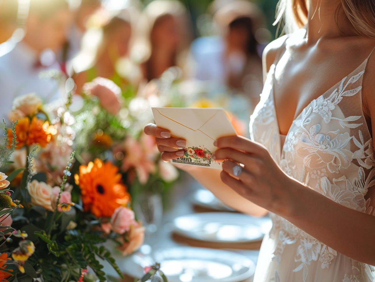 montant cadeau mariage filleul : combien offrir en 2023   - enveloppe argent