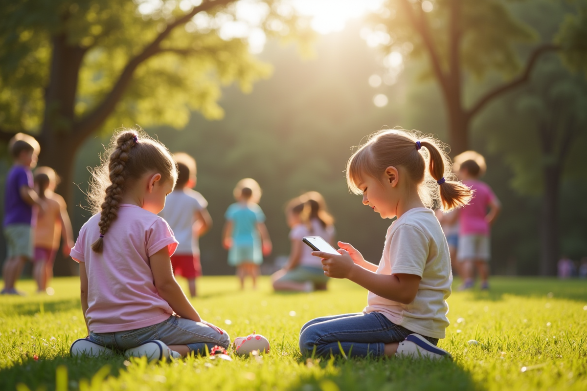 enfants médias