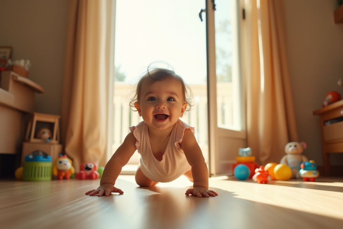bébé porte